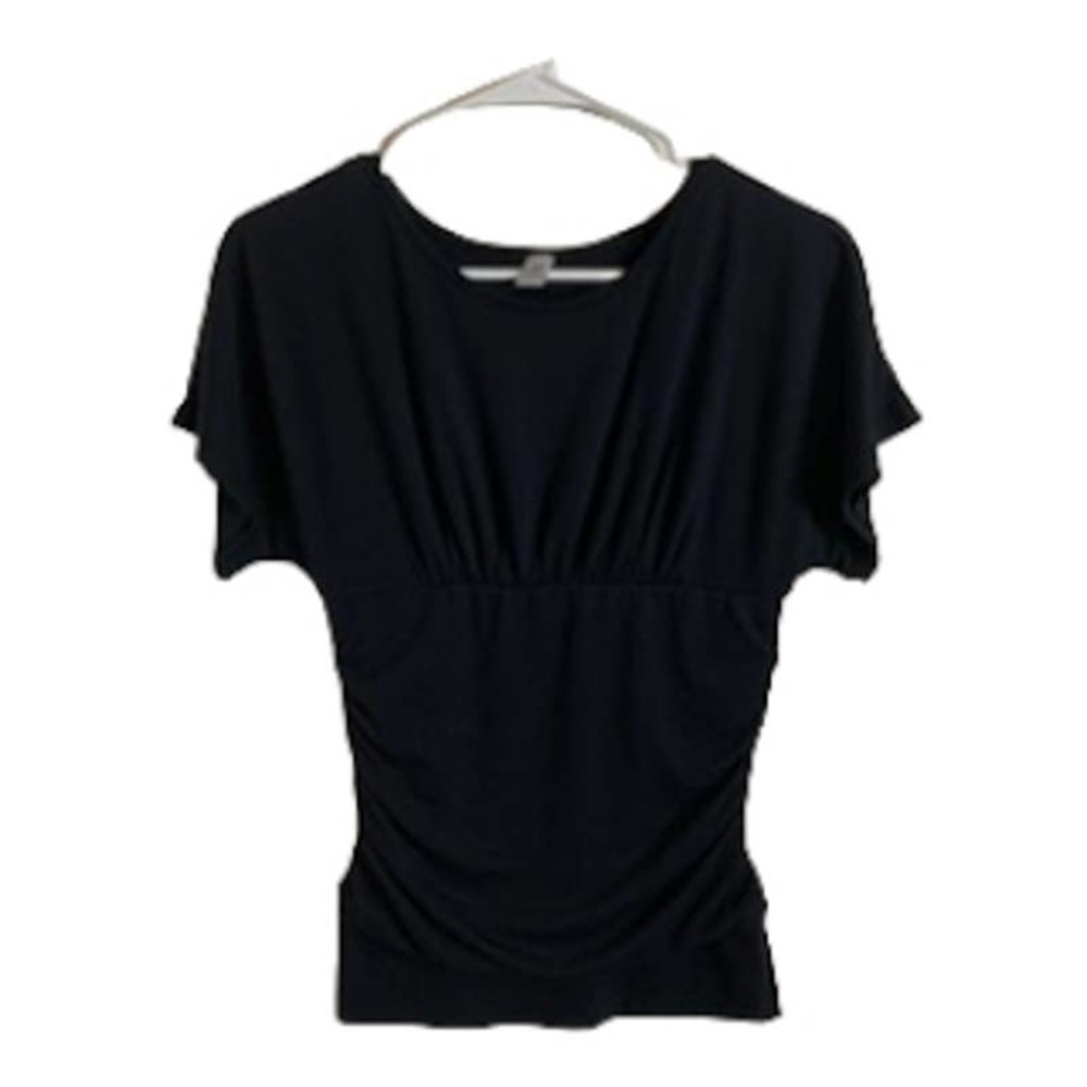 Piper & Blue Black Short Sleeve Sweater Size S